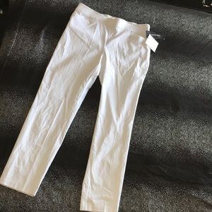 Stretch white pants